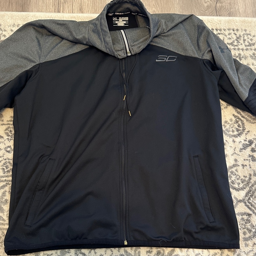 Steph Curry SC30 Under Armour Black and Gray Jacket